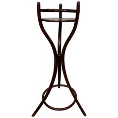 Antique Bentwood plant stand by Thonet