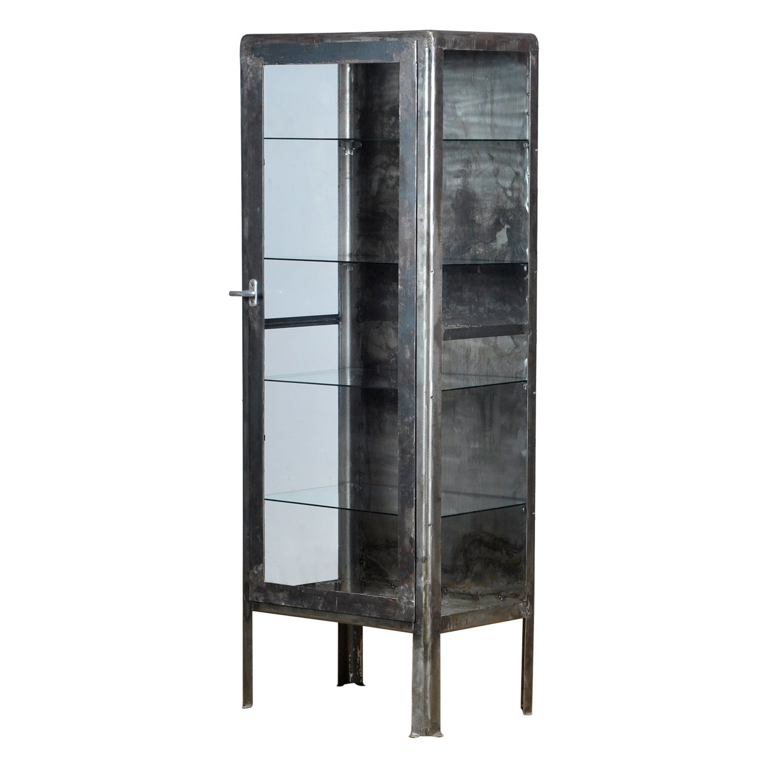 Iron Medical Cabinet From The Ukraine, 1970 For Sale