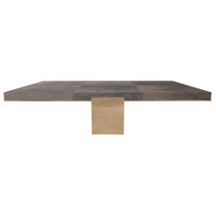 La Gravite Table by Barlas Baylar Parchment Top