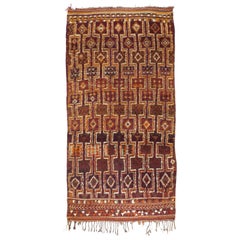 Antique TAPPETO Talsent di Qualità Berbera, colorato, fatto a mano, in lana, in stock