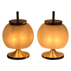 Vintage Pair of “Chi” Lamps by Emma Gismondi Schweinberger for Artemide, 1960s