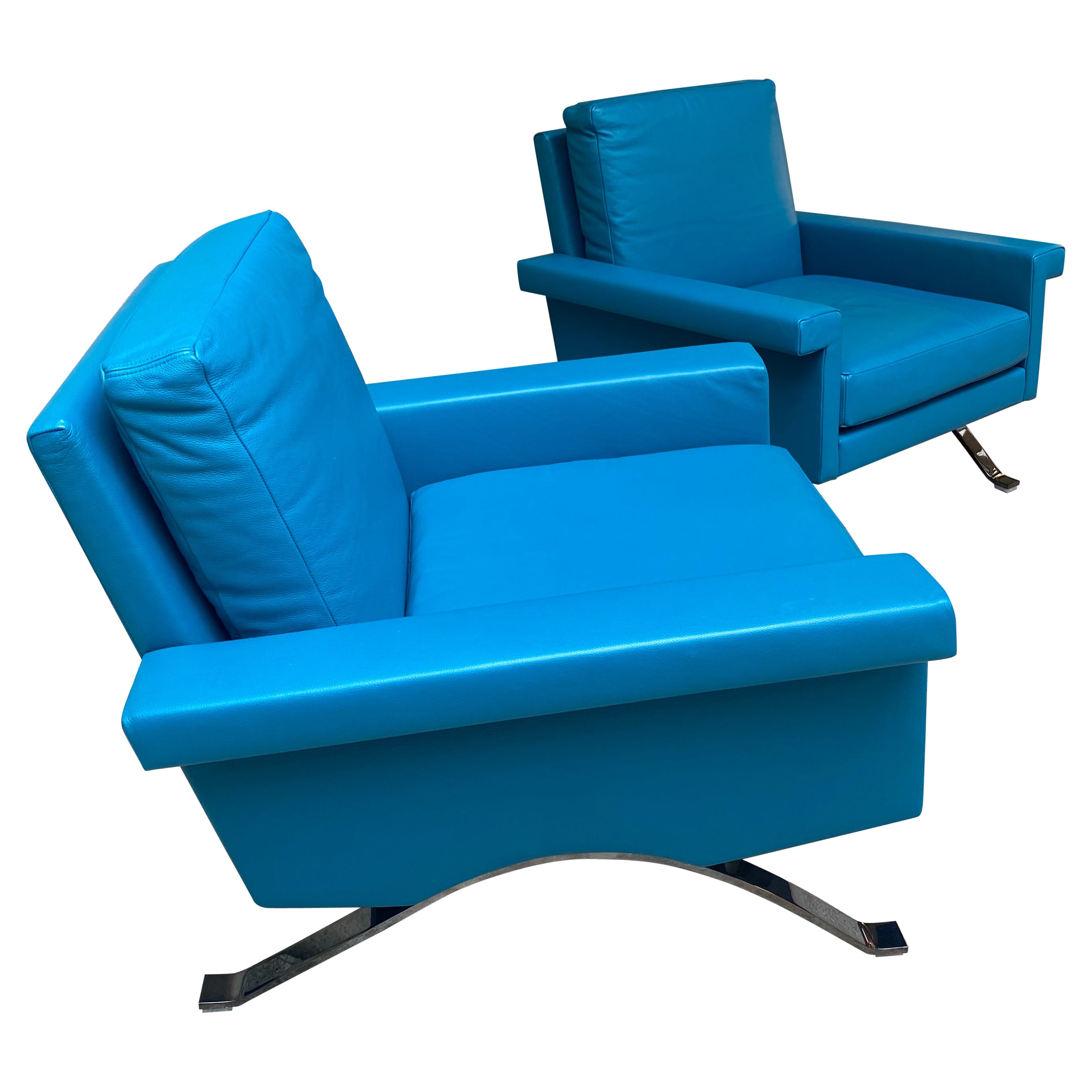 Ico Parisi Pair of armchairs - Lounge ´875´ Cassina Edition For Sale