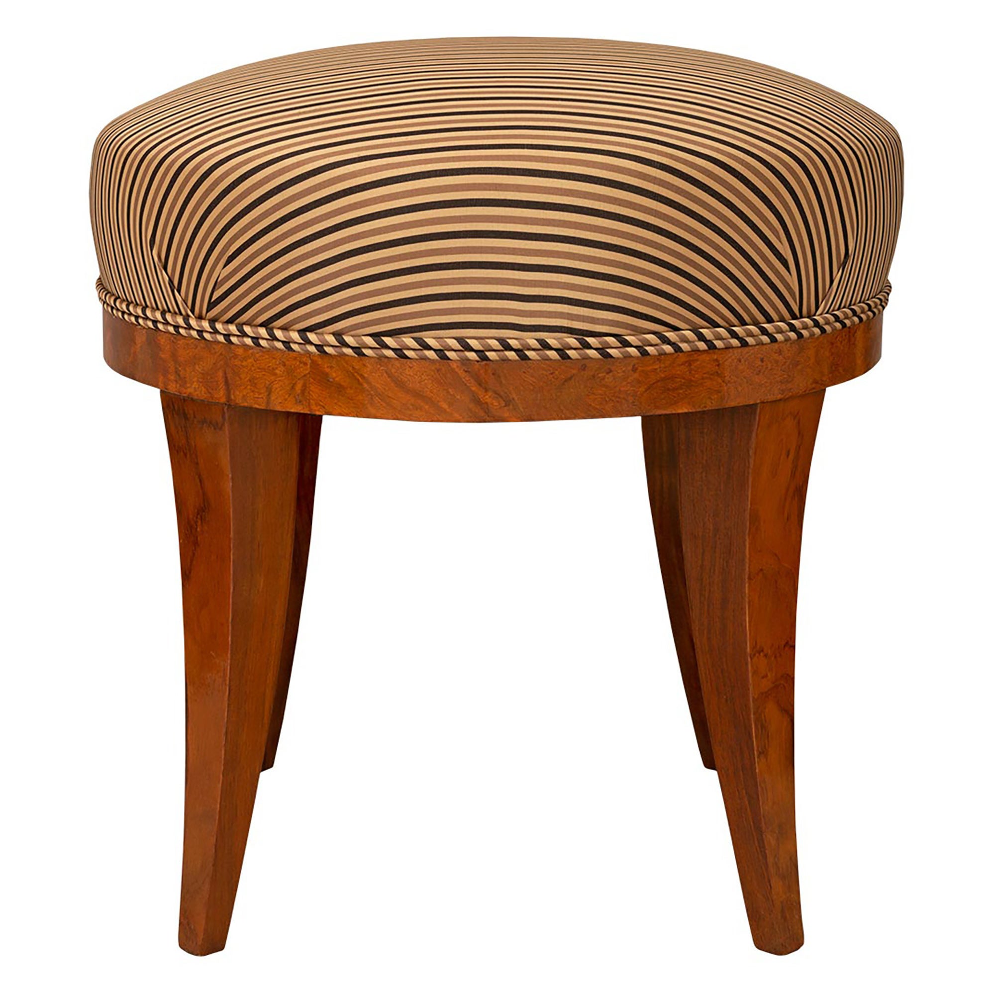French 19th Century Directoire St. Walnut Stool For Sale