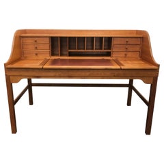 Retro Andreas Hansen Cherry Desk for Hadsten Traeindustri