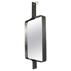 Xavier feal steel brushed rectangolar mirror