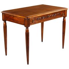 French Louis XVI Style Walnut Desk, Early 1900s 1