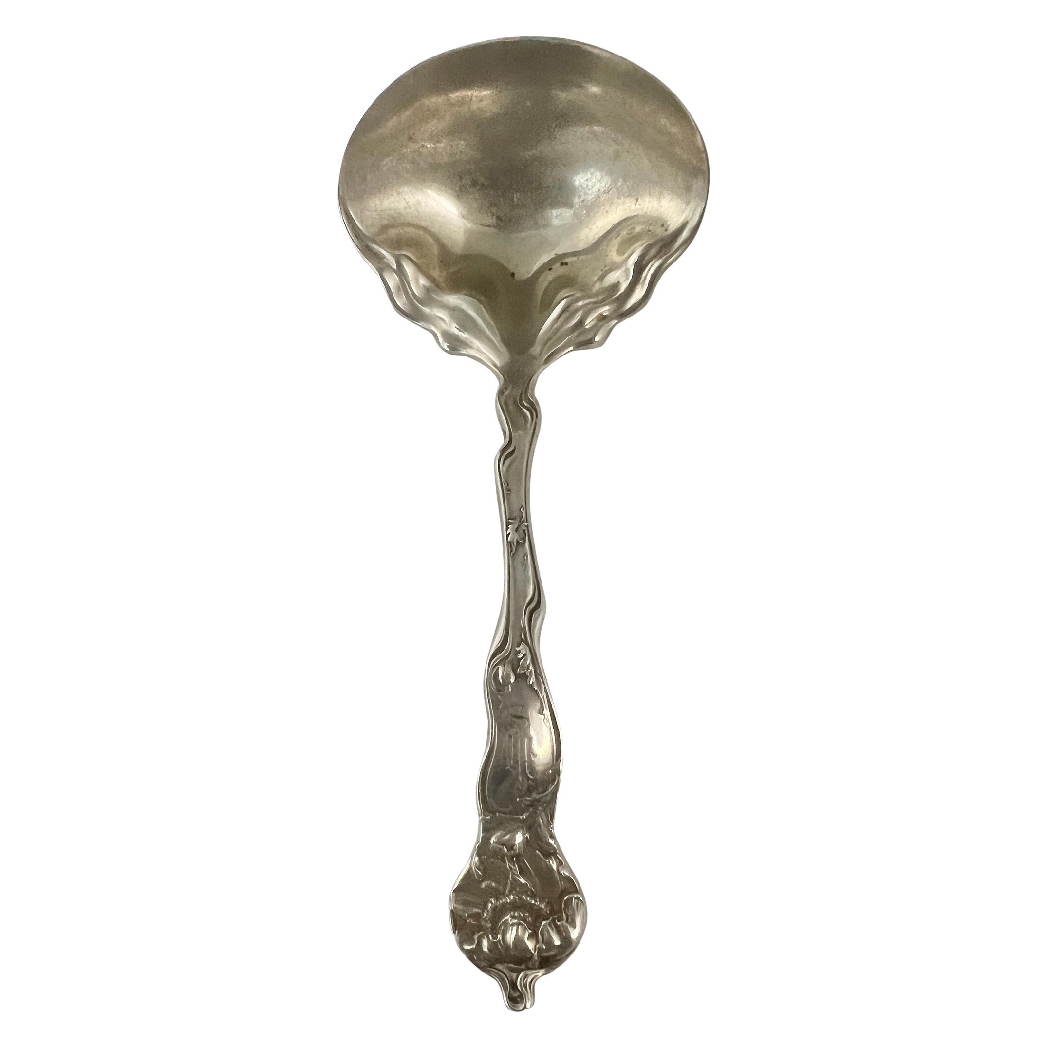 Art Nouveau Serving Spoon, George W. Shiebler & Co. For Sale