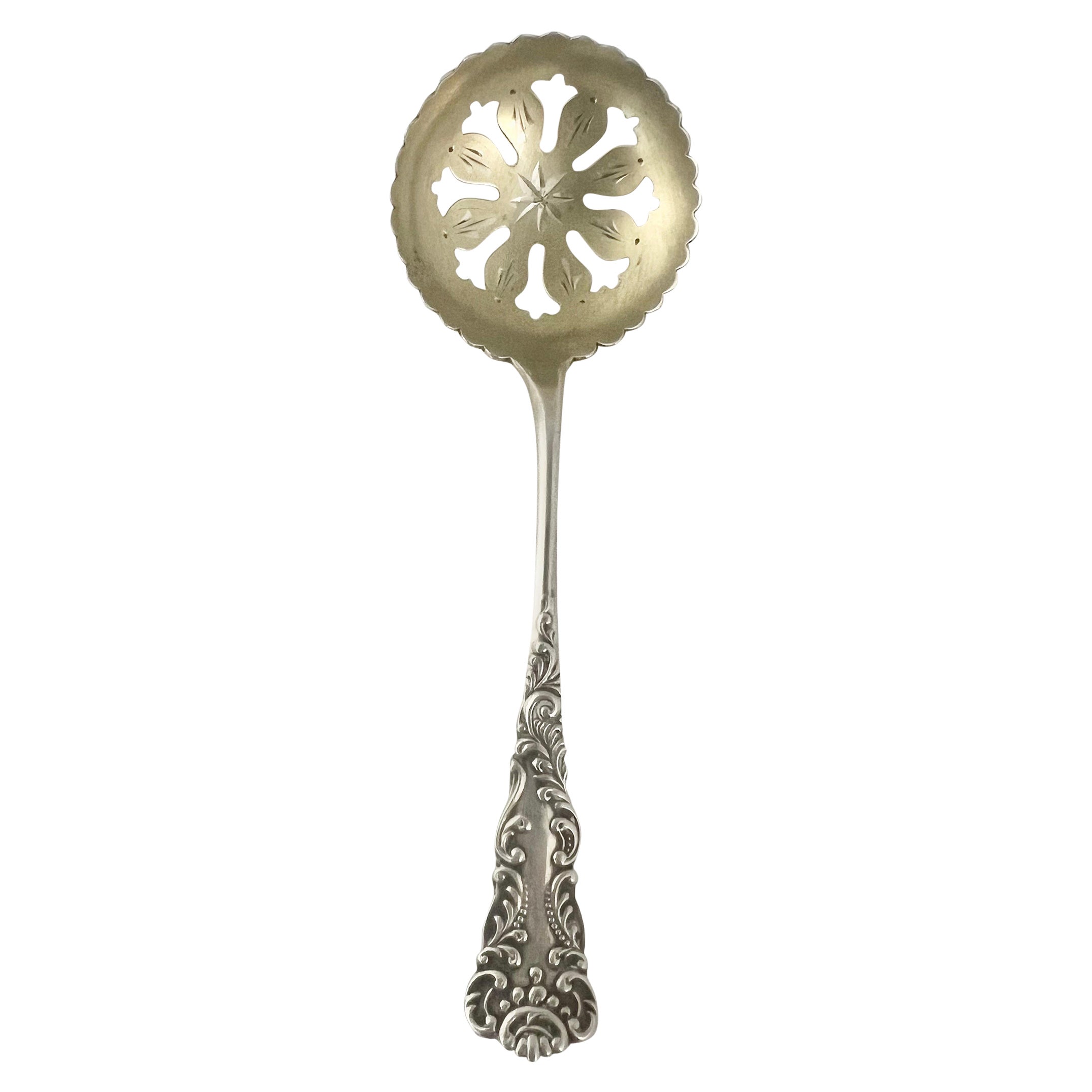 Sterling Silver Berry Spoon For Sale