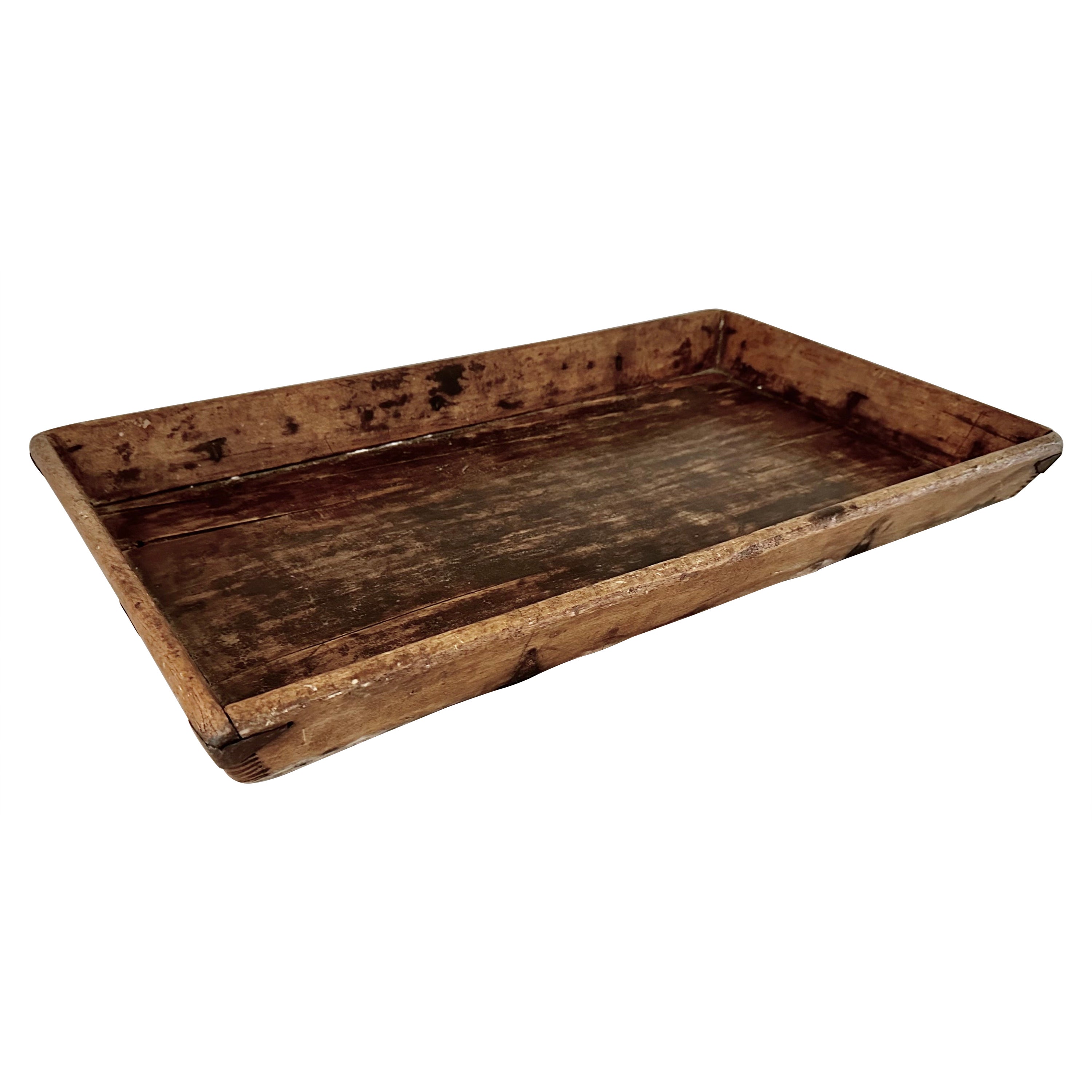 Rustic Provincial Style Chinese Tea Tray For Sale