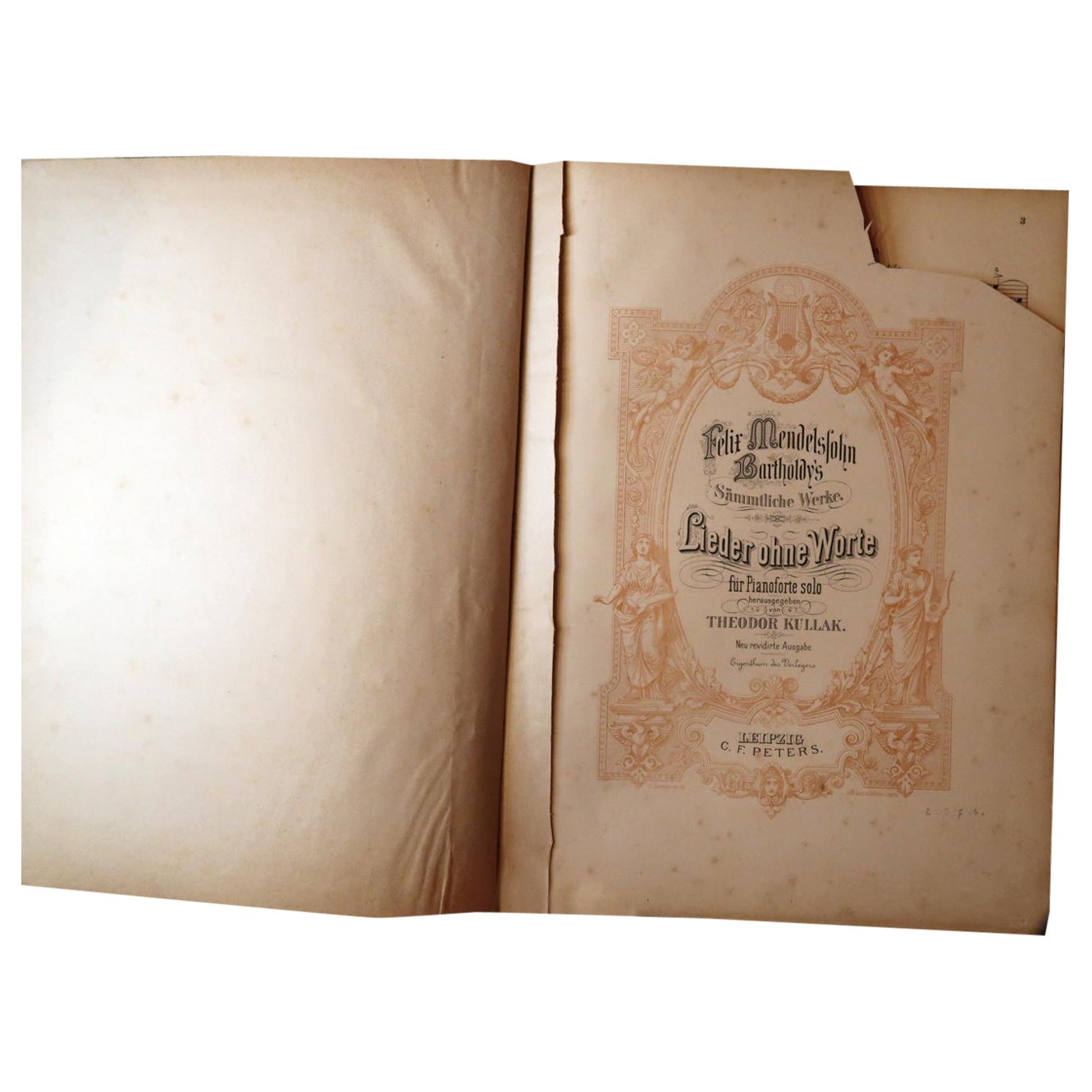 Melodic Elegance: Antique German Sheet Music Book - Early 20th Century, 2C06