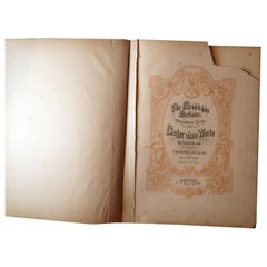 Melodic Elegance: Antique German Sheet Music Book - Early 20th Century, 2C06