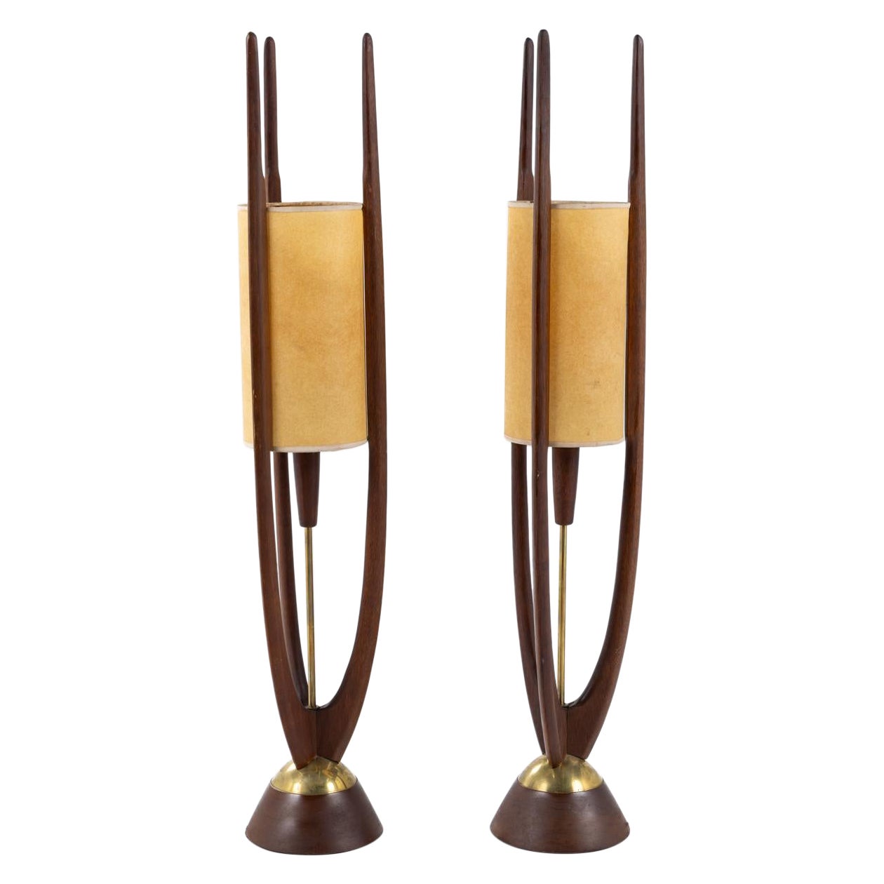 Pair of floor lamps by John Keal