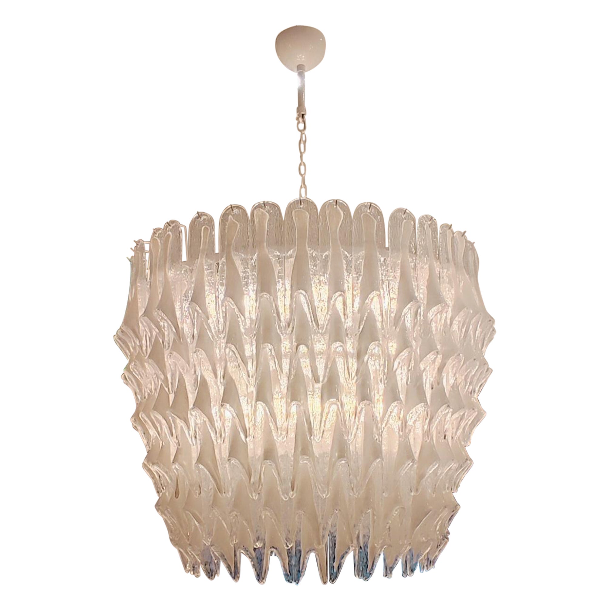 Huge Murano glass chandelier For Sale