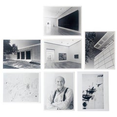 Original official press photo kit 1995 Cy Twombly exhibition: A RETROSPECTIVE