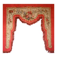 Antique 19th century Aubusson Tapestry Valance - N° 1350