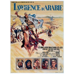 LAWRENCE OF ARABIA 1963 French Grande Film Movie Poster