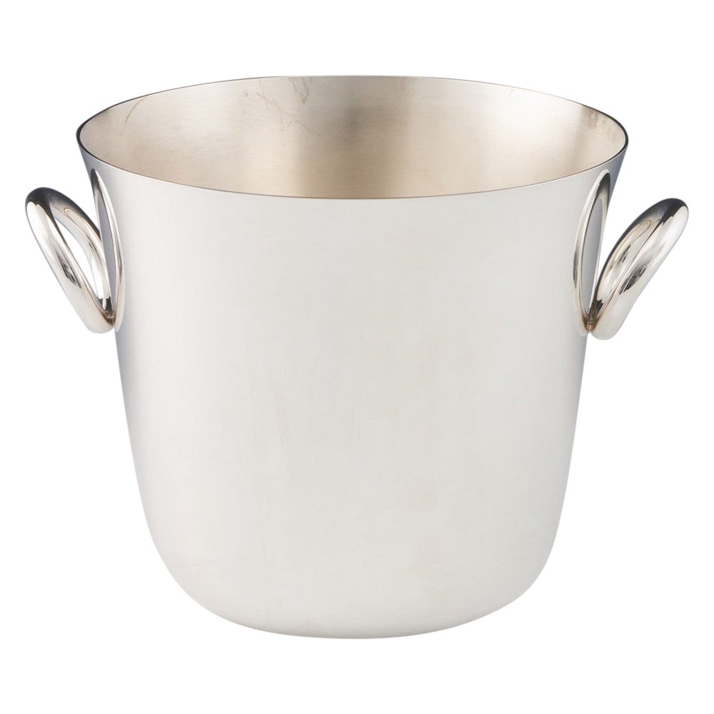 New and Boxed Modern Silver Plated Christofle Vertigo Champagne Bucket