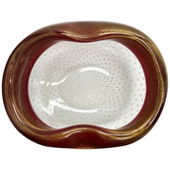 Murano Art Glass Bowl Bullicante