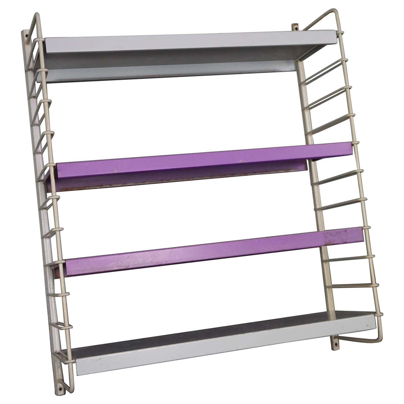 Nice vintage modular wall rack, Dutch Design For Sale at 1stDibs