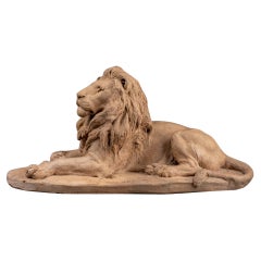 Ytiga Numata : « Lion », terracota originale, 1906