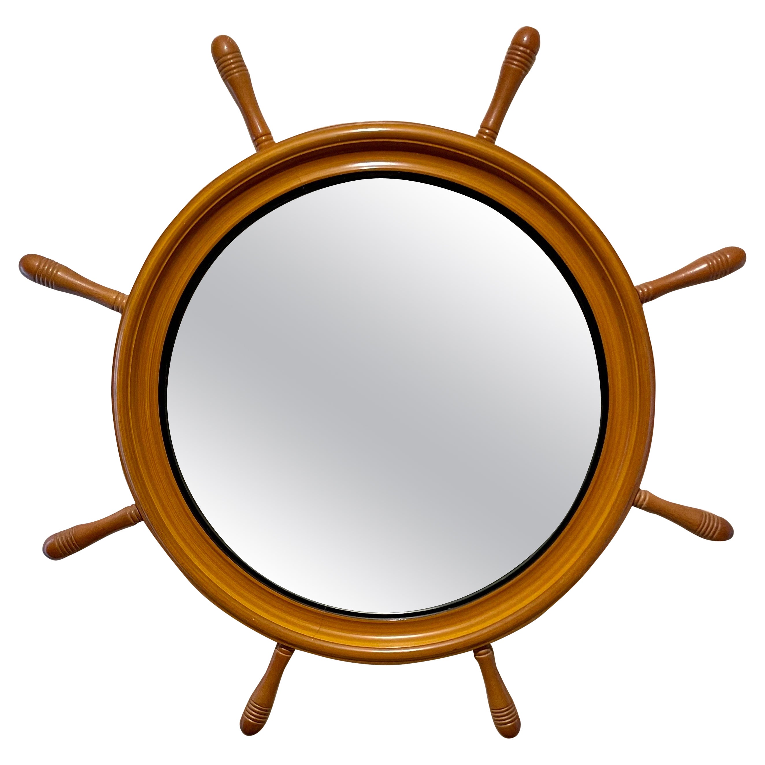 American Ships Wheel Mirror For Sale