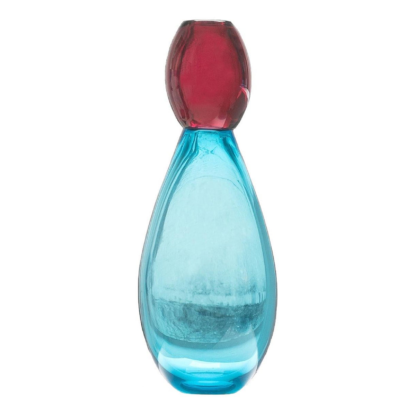 King Aquamarine-Ruby Vase by Karim Rashid For Sale