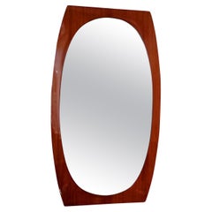 Vintage Italian oval mirror 1960s
