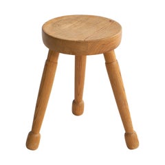 Swedish Designer, Stool, Pine, Sweden, 1976