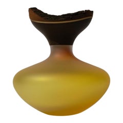 Bloom Stacking Satin Amber Vessel by Pia Wüstenberg