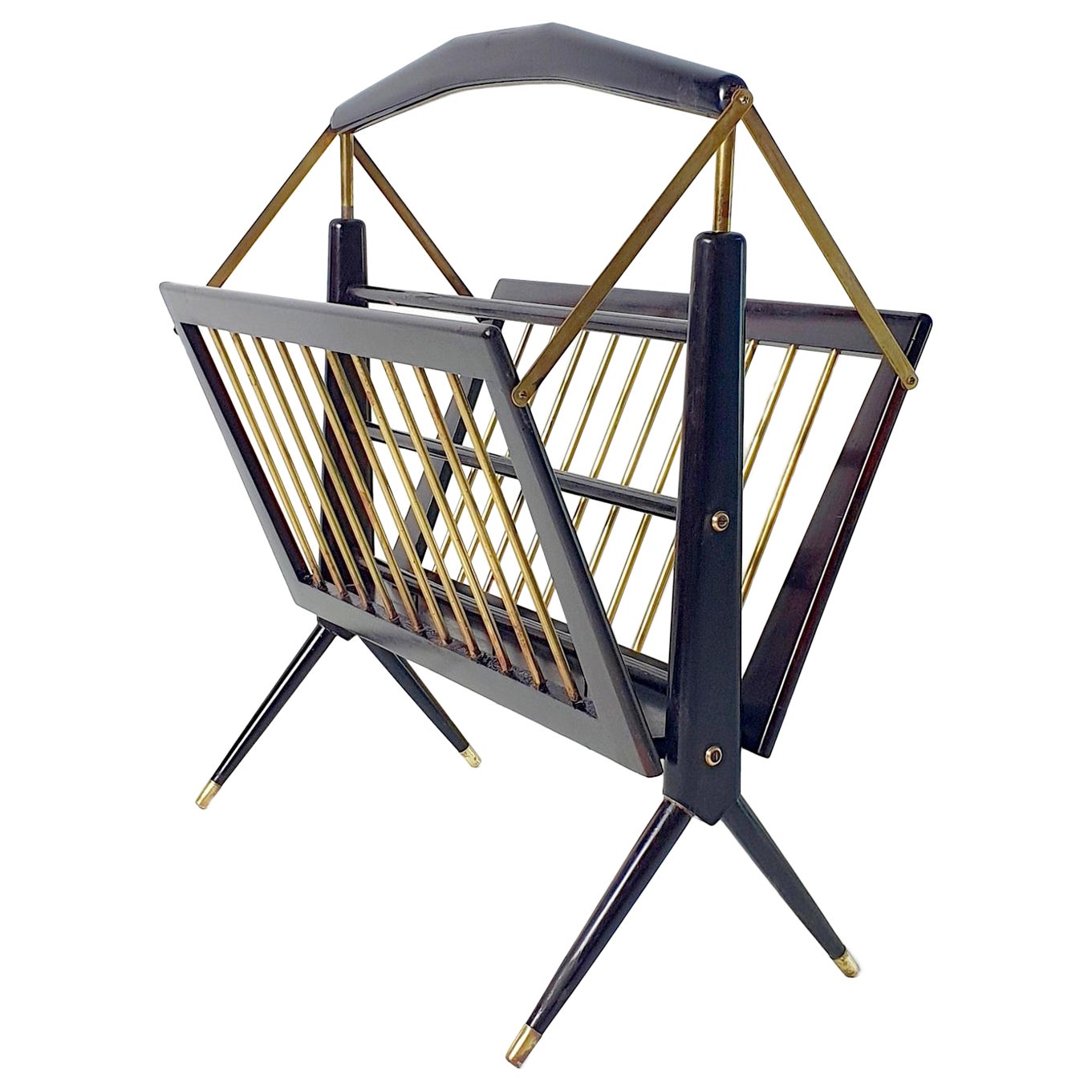 Magazine Rack Attributed to Ico Parisi For Sale