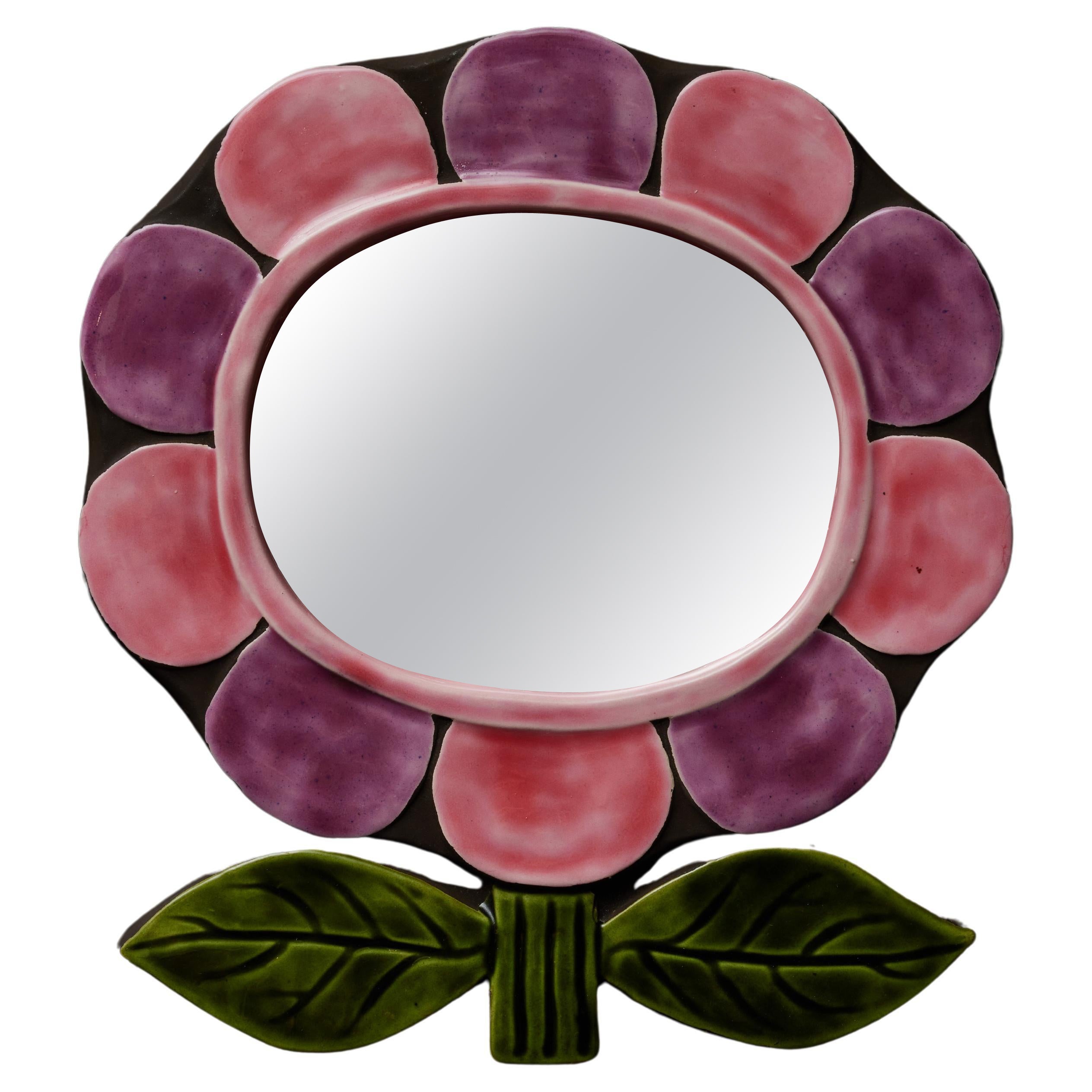 Mithe Espelt Flower Shaped Mirror