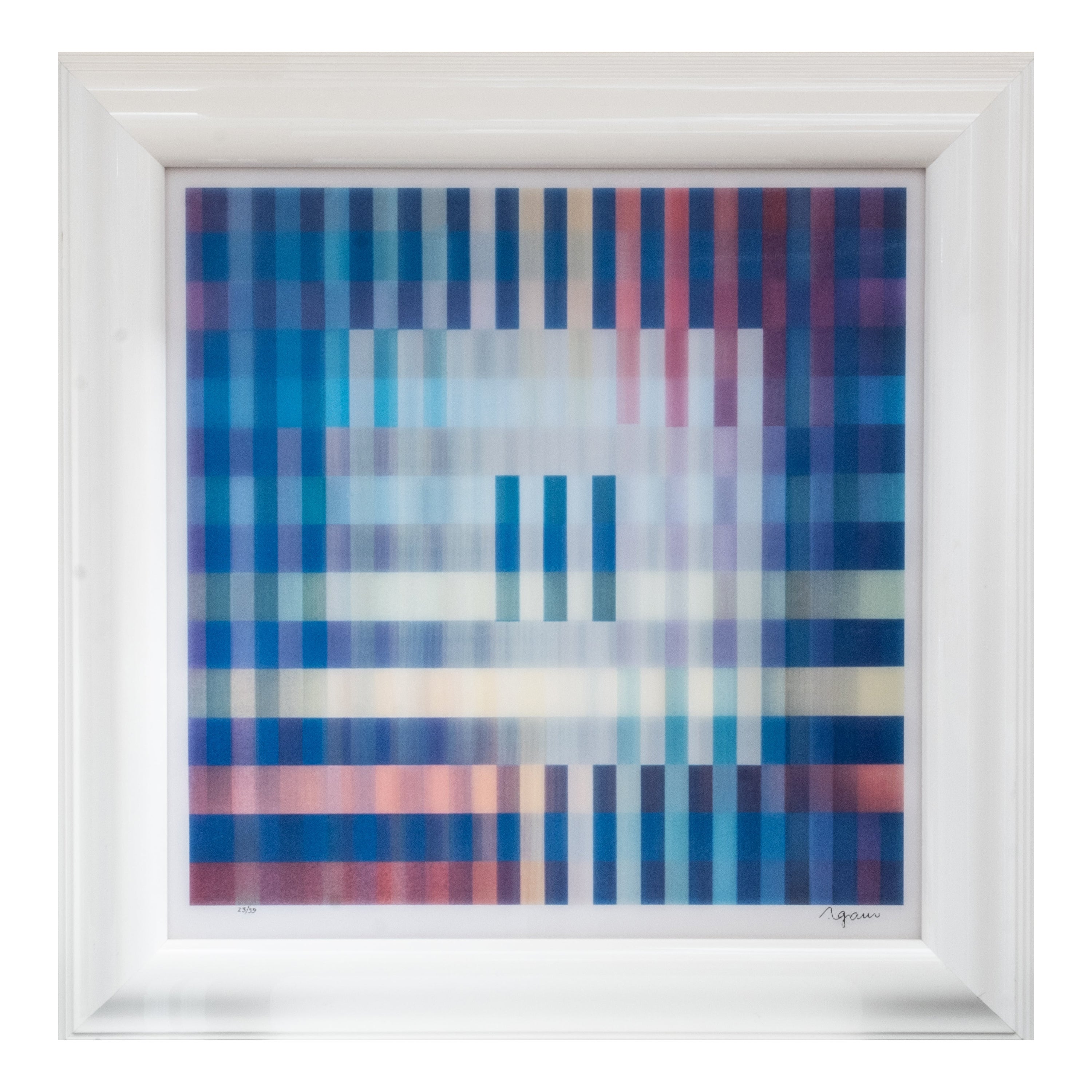 Yaacov Agam Signed and Numbered Agamograph 3D with COA