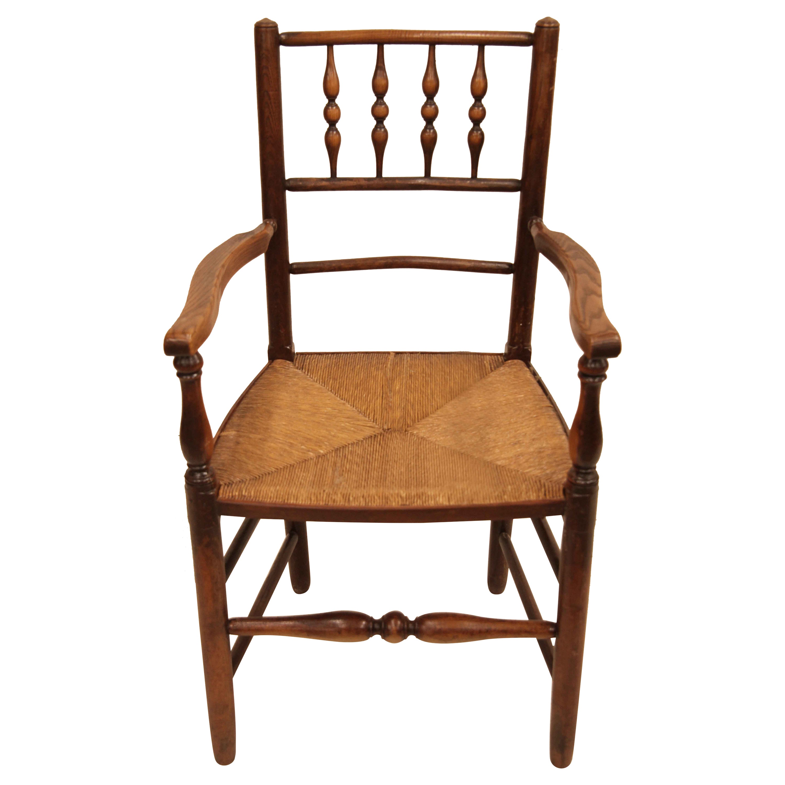 English Spindle Back Chair For Sale