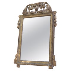 Old Neoclassic Golden Mirror - XIX Century - Europe