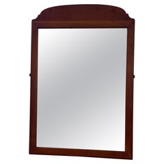 Retro Wooden Framed Mirror