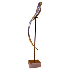 Used Curtis Jere Parrot Sculpture