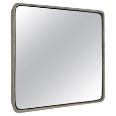 Square Willy Guhl Concrete Mirror, 1960s Switzerland