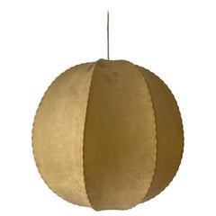 Cocoon Ball Design Pendant Lamp, 1960s, Italy