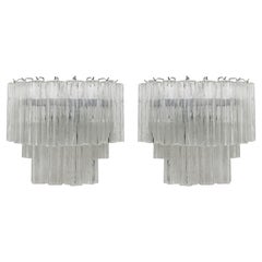 Toni Zuccheri Mid-Century Modern Italian Murano Glass "Tronchi" by Venini, 1970s