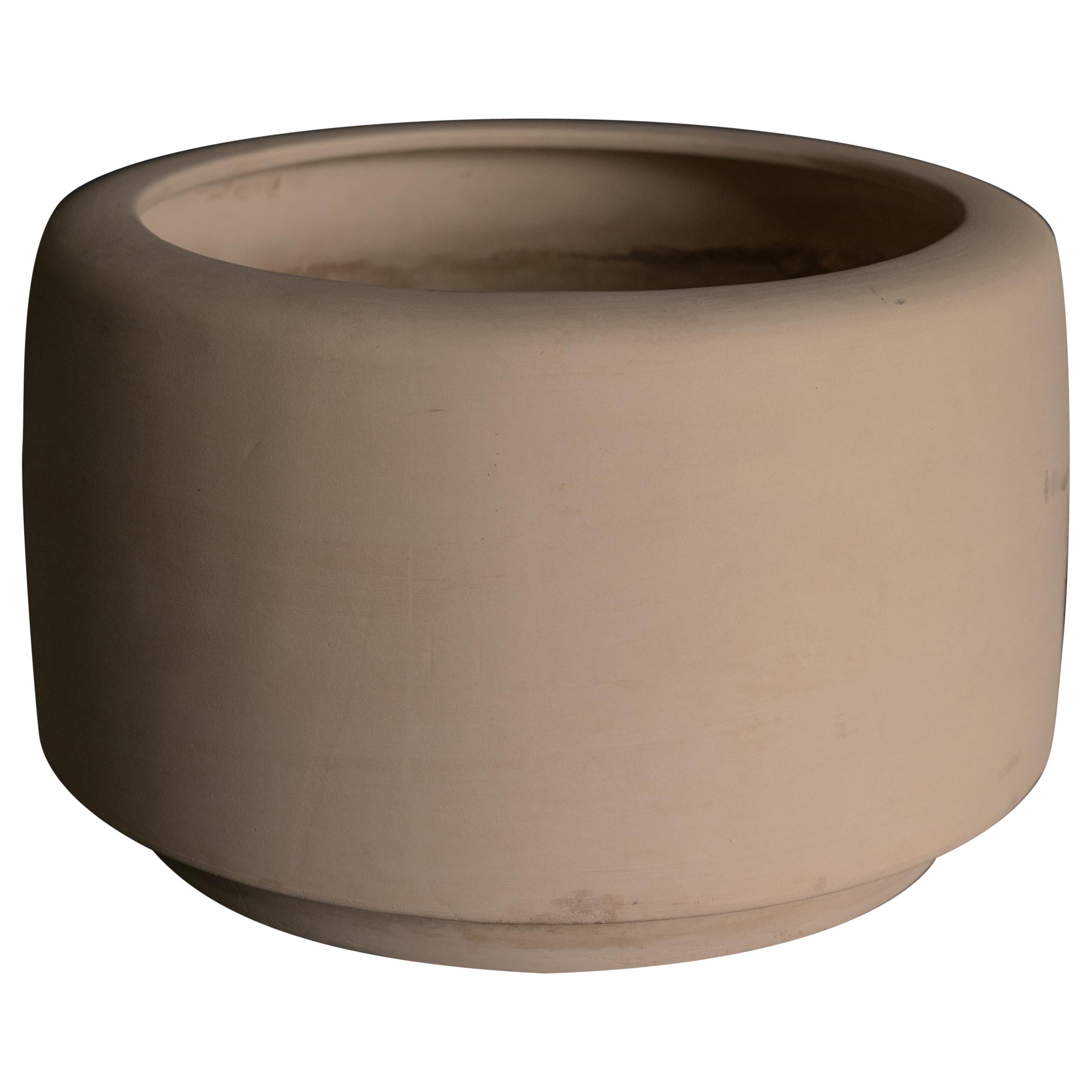 Model CP-17 "Tire" Planter in Bisque by John Follis for Architectural Pottery For Sale