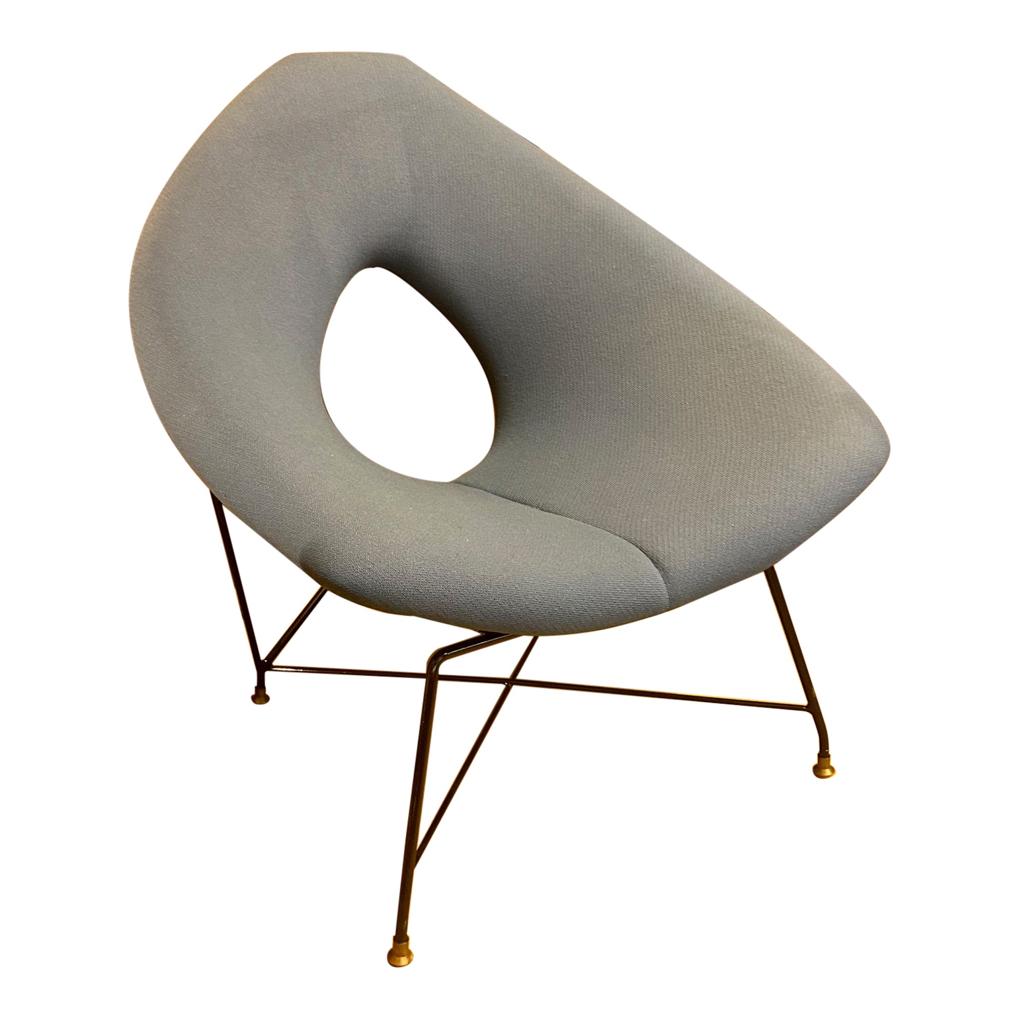 Italian design armchair from 1955 by Augusto Bozzi For Sale