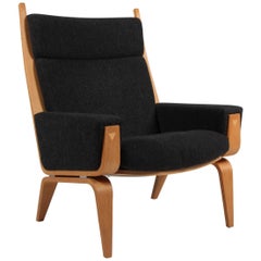 Hans J. Wegner, Lounge Chair, Model GE501, Oak, Hallingdal