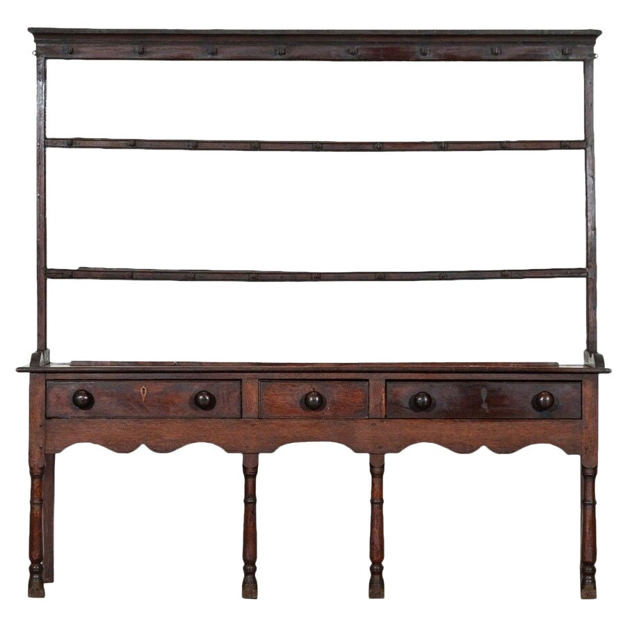 18thC English Oak Dresser