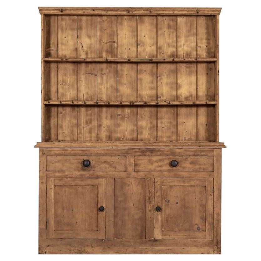 19thc English Vernacular Pine Dresser For Sale
