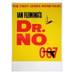 Affiche vintage originale du Dr No, 1962