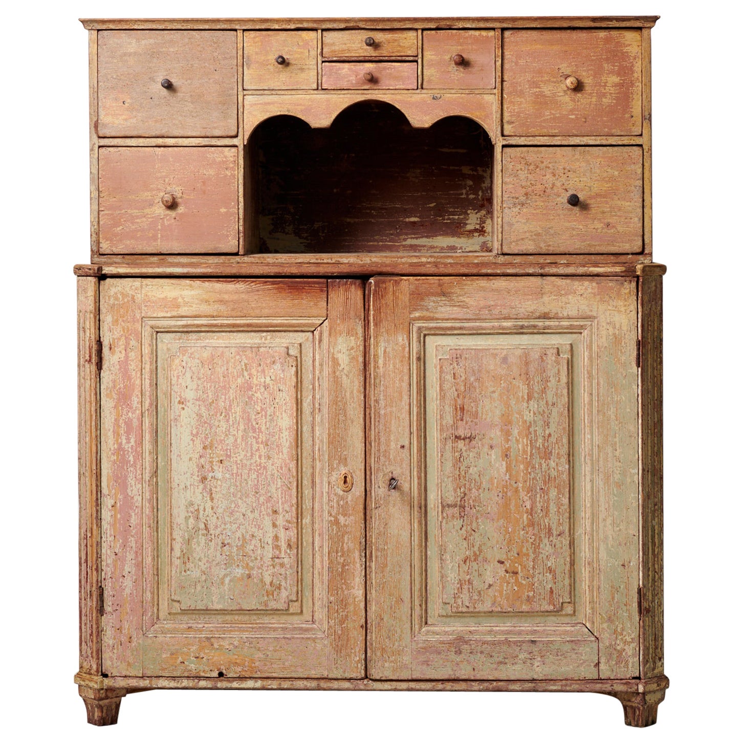 Genuine Antique Swedish Gustavian Country House Sideboard 