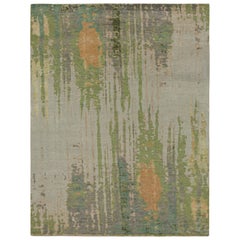 Rug & Kilim’s Contemporary Abstract Rug With Polychromatic Patterns