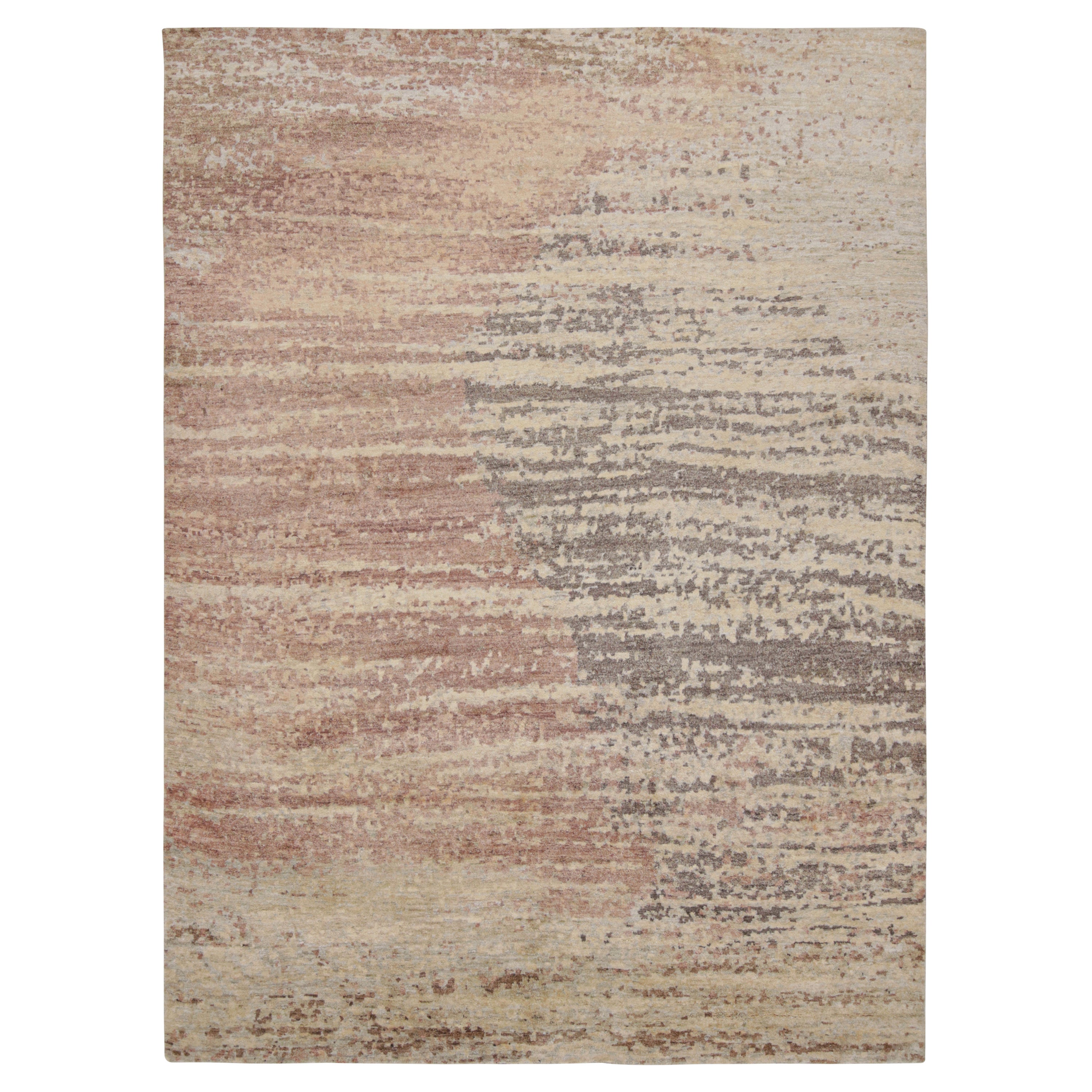 Rug & Kilim's Contemporary Abstract Rug With Painterly Patterns (Tapis abstrait contemporain avec motifs peints)