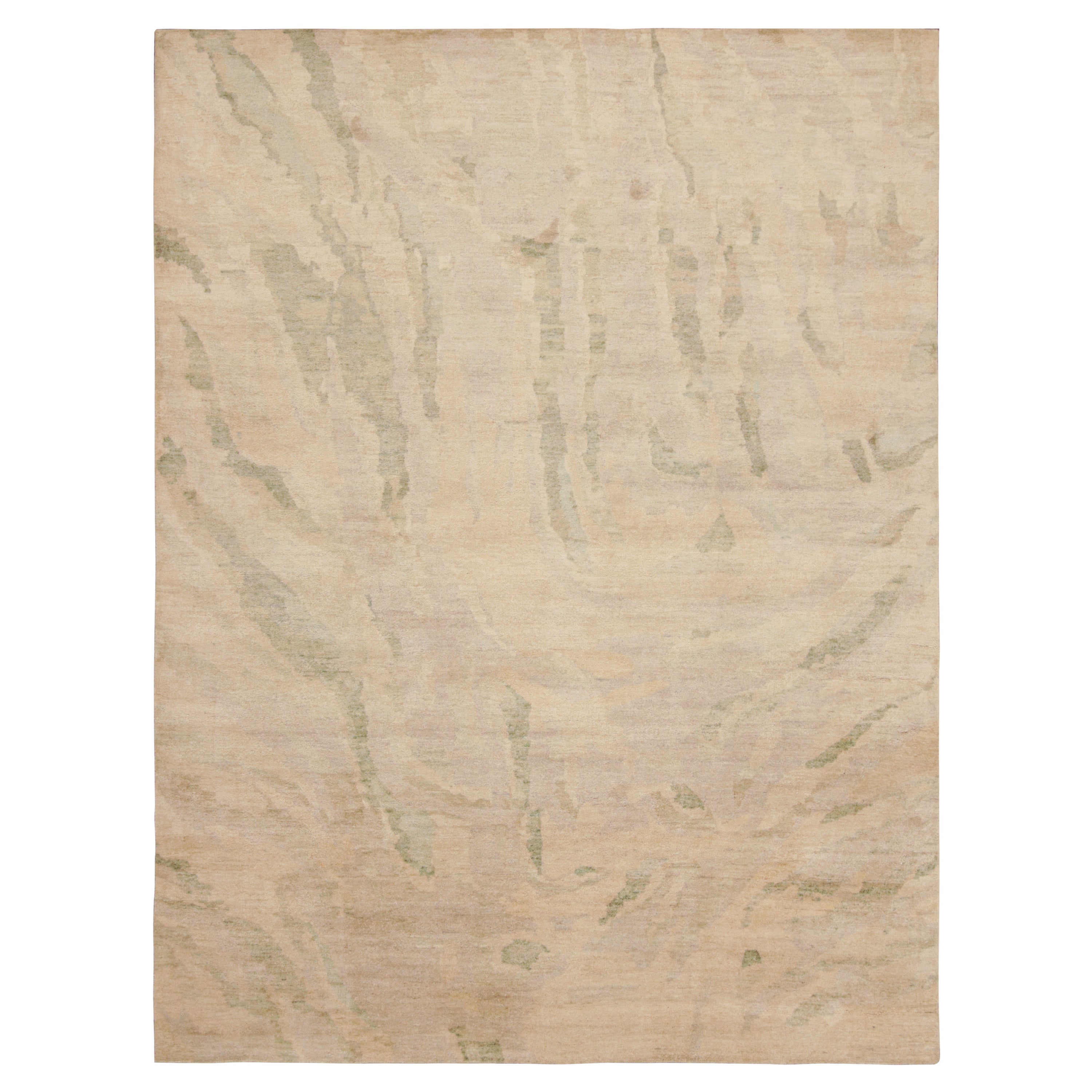 Rug & Kilim's Contemporary Abstract Rug With Painterly Patterns