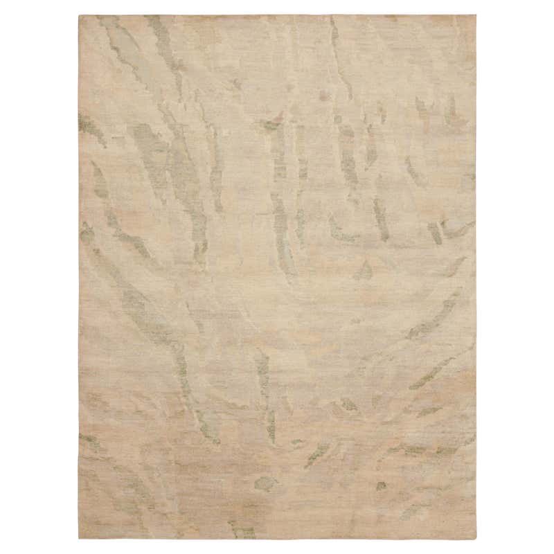 Rug and Kilim’s Contemporary Abstract Rug With Painterly Patterns For ...